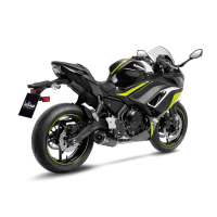 LEO VINCE LV ONE EVO BLACK EDITION Auspuff / Komplettanlage KAWASAKI Z650 ab 2021  EURO 5