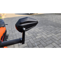 Lenkerendenspiegel HERO für SUZUKI SV650 X  18-20  mit passenden Lenkerenden