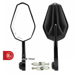 Lenkerendenspiegel SOLID für SUZUKI GSX-8S ab 2023 mit passenden Lenkerenden