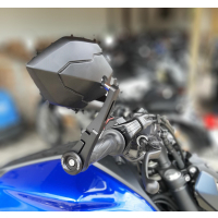 Lenkerendenspiegel SEPANG für YAMAHA MT-09 RN29  13-16  mit passenden Lenkerenden