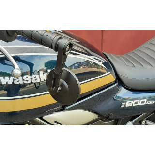 Lenkerendenspiegel ASSEN für KAWASAKI  Z900 RS  21-25  mit passenden Lenkerenden