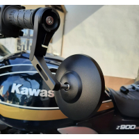 Lenkerendenspiegel ASSEN für KAWASAKI  VULCAN 650 / S  15-16  mit passenden Lenkerenden