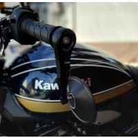 Lenkerendenspiegel IBERIA für KAWASAKI  Z900 RS  21-25  mit passenden Lenkerenden