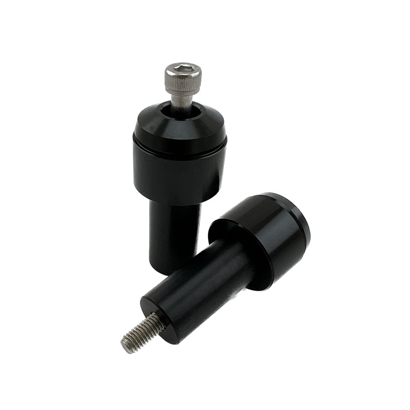 HIGHSIDER Lenkergewichte 1 Zoll - Schwarz Für SUZUKI Motorräder Paar