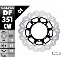 GALFER WAVE Bremsscheibe DF351CW vorne für SUZUKI...