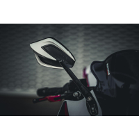 Verkleidungsspiegel MOVE für KAWASAKI NINJA 125 ab 2021 mit Befestigungsadapter und farblichen Blenden  grün