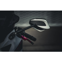 Verkleidungsspiegel MOVE für KAWASAKI NINJA 125 ab 2021 mit Befestigungsadapter und farblichen Blenden  grün