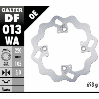 GALFER WAVE Bremsscheibe DF013WA hinten für HONDA CB125 R JC91 ab 2021