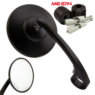 Lenkerendenspiegel BOB für KTM DUKE 390  21-23 incl. passenden Lenkerenden langer Arm