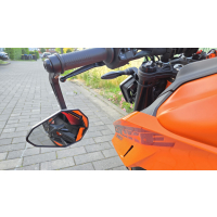 Lenkerendenspiegel HERO für KTM DUKE 390  21-23  mit passenden Lenkerenden