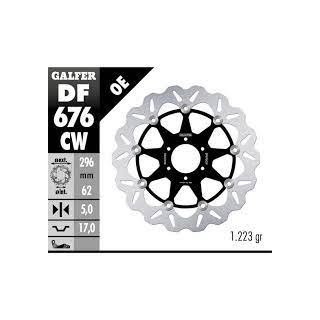 GALFER WAVE Bremsscheibe DF676CW vorne für HONDA VFR800 X CROSSRUNNER RC60  11-14