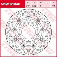 TRW / LUCAS MSW229RAC WAVE Bremsscheibe vorne für...