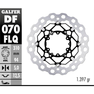 GALFER WAVE Bremsscheibe DF070FLQ vorne für HONDA CBR600RR PC40 ab 2013