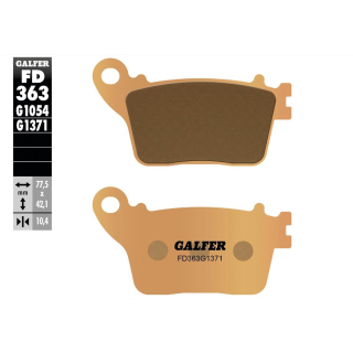GALFER Sinter Bremsbeläge hinten FD363-G1371 für HONDA CBR600RR PC40 ab 2013