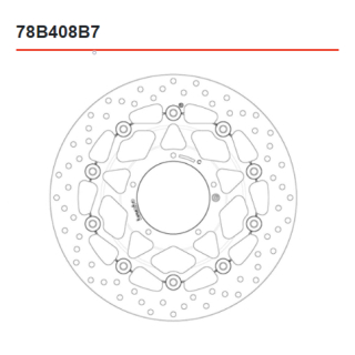 BREMBO Serie ORO Bremsscheibe 78B408B7 vorne für HONDA CBR1000RR SC77 FIREBLADE  17-19