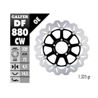 GALFER WAVE Bremsscheibe DF880CW vorne für DUCATI...