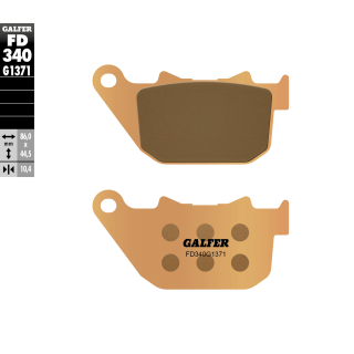 GALFER Sinter Bremsbeläge hinten FD340 - G1371 HARLEY-DAVIDSON XL 883 SPORTSTER  04-14