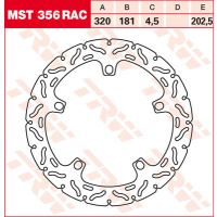 TRW / LUCAS MST356RAC Bremsscheibe vorne 