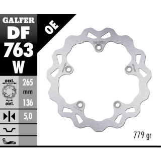 GALFER WAVE Bremsscheibe DF763W hinten für BMW F800 R  09-14