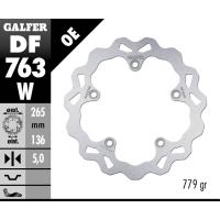 GALFER WAVE Bremsscheibe DF763W hinten für BMW F800...