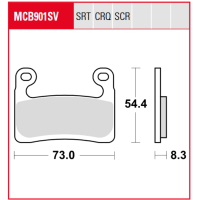 TRW / LUCAS MCB901SV Sinter Bremsbeläge vorne BMW...