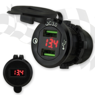 USB Doppel Steckdose Einbau 3.0 QC 2x USB-A