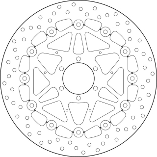 BREMBO Serie ORO Bremsscheibe 78B40888 vorne für BMW S1000RR ab 2019