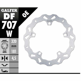 GALFER WAVE Bremsscheibe DF707W vorne für BMW S1000RR  09-14