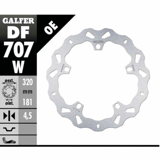 GALFER WAVE Bremsscheibe DF707W vorne für BMW R1200 R K27 / K53  06-14