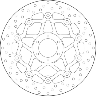BREMBO Serie ORO Bremsscheibe 78B408A3 vorne HONDA VTR 1000 FIRESTORM SC36  97-06