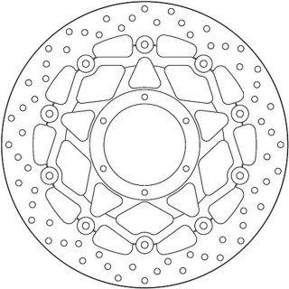 BREMBO Serie ORO Bremsscheibe 78B40895 vorne HONDA CBR900RR SC50 FIREBLADE 02-03