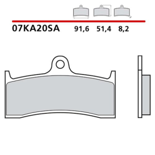 BREMBO Sinter Bremsbeläge 07KA20SA vorne für KAWASAKI ZX-9 R  98-99