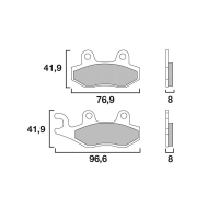 BREMBO Sinter Bremsbeläge 07YA21SA vorne YAMAHA XTZ...