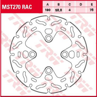 TRW / LUCAS MST270RAC WAVE Bremsscheibe hinten starr HONDA MSX125 GROM JC61  13-15