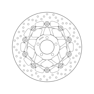 BREMBO Serie ORO Bremsscheibe 78B40841 vorne für KAWASAKI W800  11-16