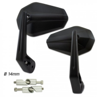 Lenkerendenspiegel SOLID für SUZUKI SV650 X   18-20  mit passenden Lenkerenden