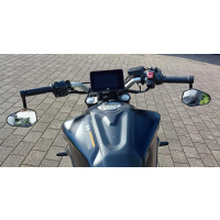Lenkerendenspiegel MUGELLO  für YAMAHA MT-07 RM33 / RM34  21-24 mit passenden Lenkerenden