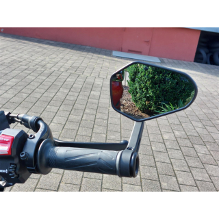 Lenkerendenspiegel MUGELLO  für YAMAHA MT-09 RN29  13-16  mit passenden Lenkerenden