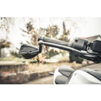 Lenkerendenspiegel ARAGON für SUZUKI GSX-8S ab 2023 mit passenden Lenkerenden und diversen Farben schwarz