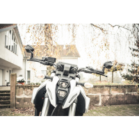 Lenkerendenspiegel ARAGON für SUZUKI GSX-8S ab 2023 mit passenden Lenkerenden und diversen Farben schwarz