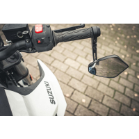 Lenkerendenspiegel ARAGON für SUZUKI GSX-8S ab 2023 mit passenden Lenkerenden und diversen Farben schwarz