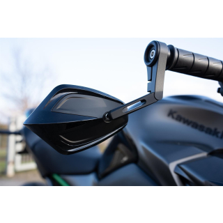 Lenkerendenspiegel ARAGON für KAWASAKI Z900  21-24  mit passenden Lenkerenden und diversen Farben schwarz