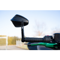 Lenkerendenspiegel ARAGON für KAWASAKI Z900  21-24  mit passenden Lenkerenden und diversen Farben schwarz