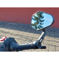 Lenkerendenspiegel MUGELLO  für KAWASAKI Z1000  07-09  mit passenden Lenkerenden