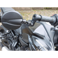 Lenkerendenspiegel MOTEGI für KTM DUKE 390 bis 2016 mit passenden Lenkerenden