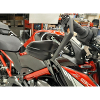 Lenkerendenspiegel AVUS für HONDA CB125 R JC79  18-20  mit passenden Lenkerenden