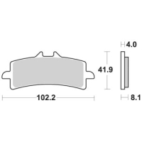 AP RACING Sinter Bremsbeläge vorne LMP501SF für...