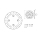 BREMBO Serie ORO Bremsscheibe 68B407H0 hinten starr