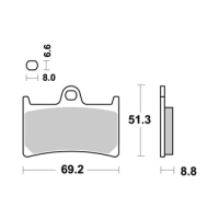 AP RACING Sinter Bremsbeläge vorne LMP234SF für...