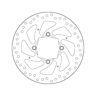 BREMBO Serie ORO Bremsscheibe 68B407H2 hinten starr